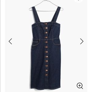 Madewell Denim Overall Dress in Matilda Wash Size 2